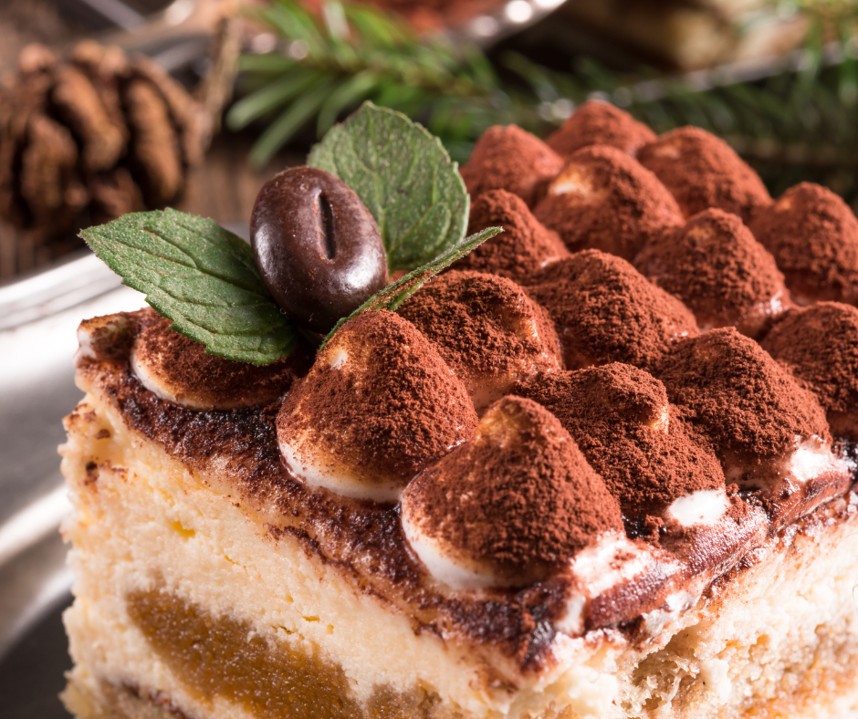 Tiramisu slice