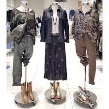 Outfit display in store