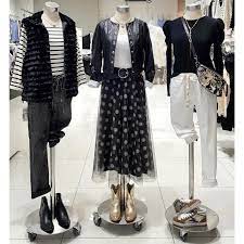 Outfit display in store